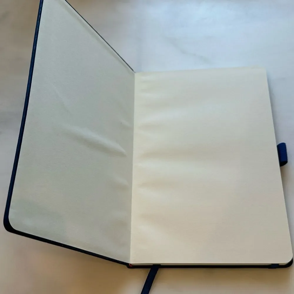 Navy Journal with Tree Image and Lined Pages